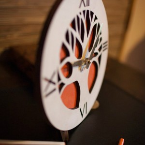 BAOBAB: table clock made of wood Africa
