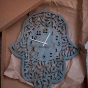 BAOBAB: настенные часы из дерева Хамса