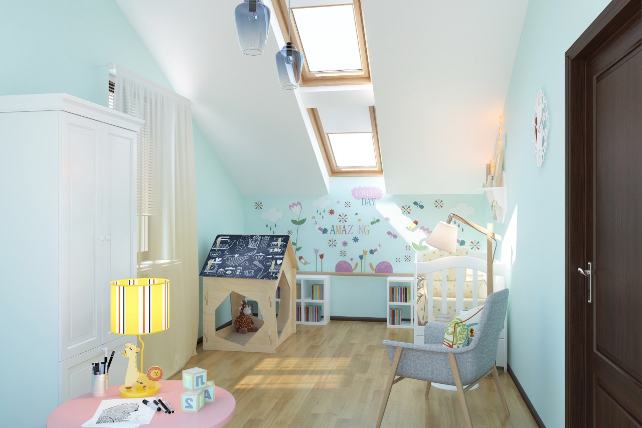 BAOBAB: дизайн интерьера детской комнаты