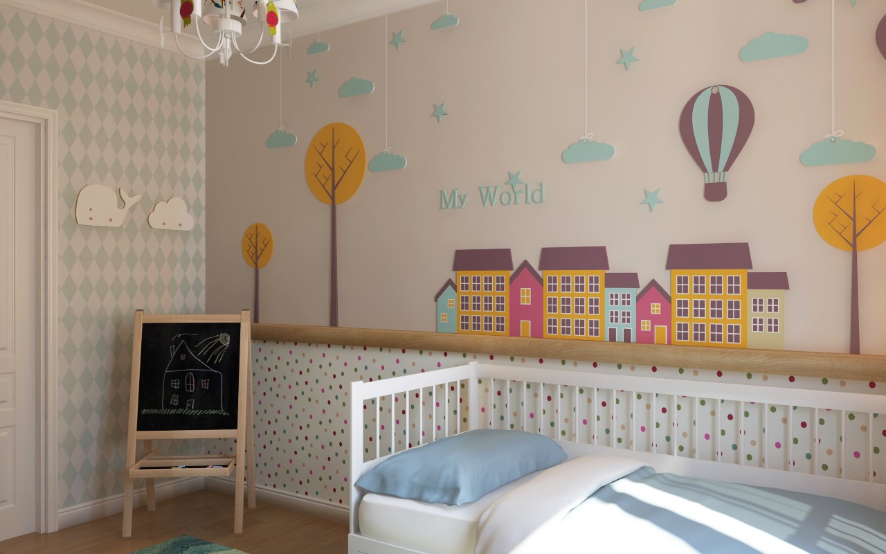 BAOBAB: дизайн интерьера детской комнаты