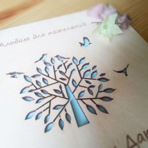 BAOBAB: свадебная книга пожеланий из дерева